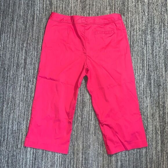 East 5th Women's 16 Secretly Slender Pink Cropped Pull on Pants High Rise - Picture 8 of 8